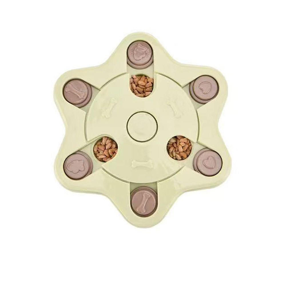 "Best Dog Puzzle Toys by GentleDogStore – Interactive feeder for small dogs, suitable for wet and dry food, promoting mental stimulation and slow feeding."