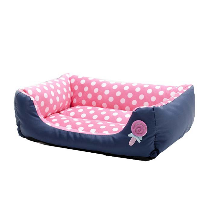comfortable, modern cotton dog mattress in an attractive color that suits all pets.