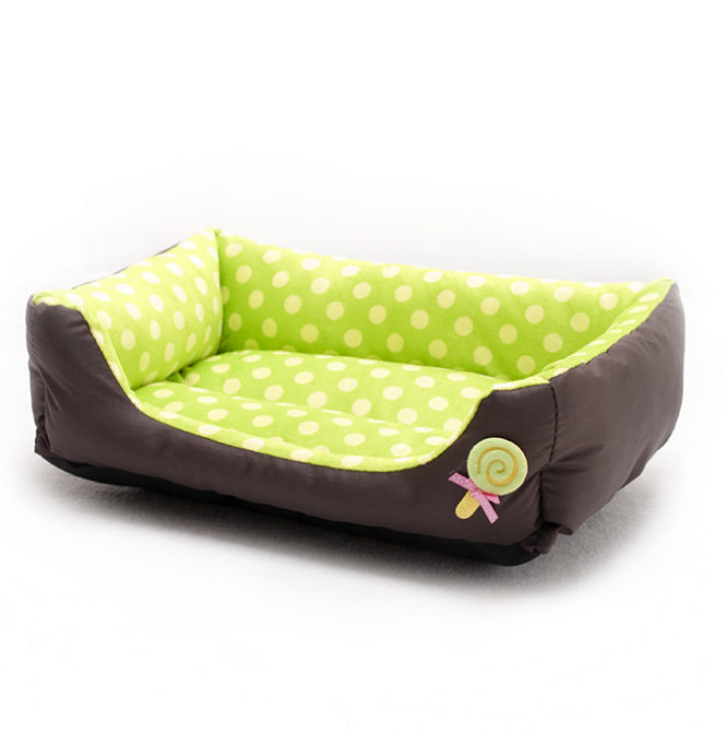 comfortable, modern cotton dog mattress in an attractive color that suits all pets.